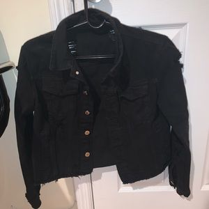 Black jeans jacket